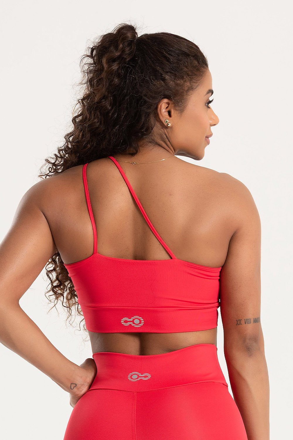 Top Ombro Único Vermelho